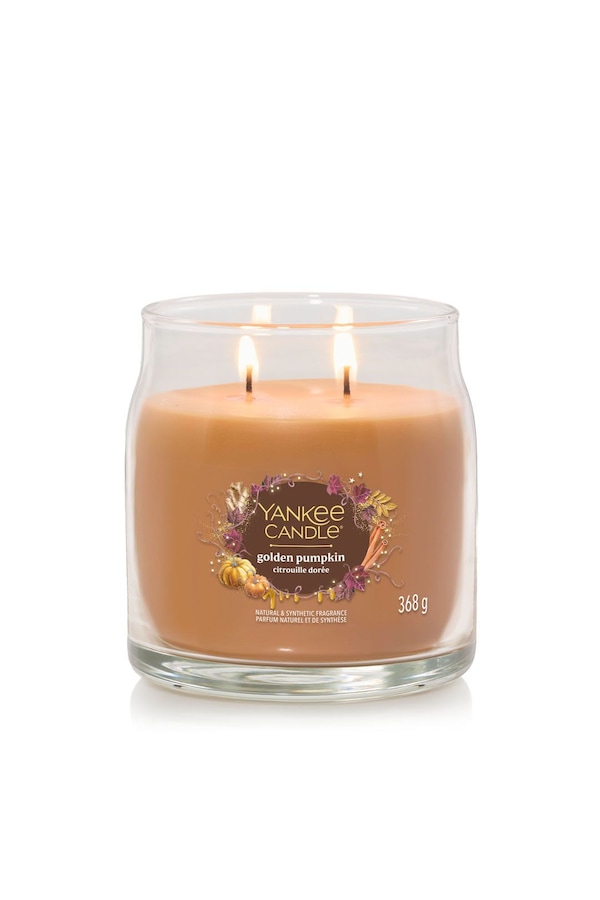 Yankee Candle Signature Medium Jar Golden Pumpkin Multi