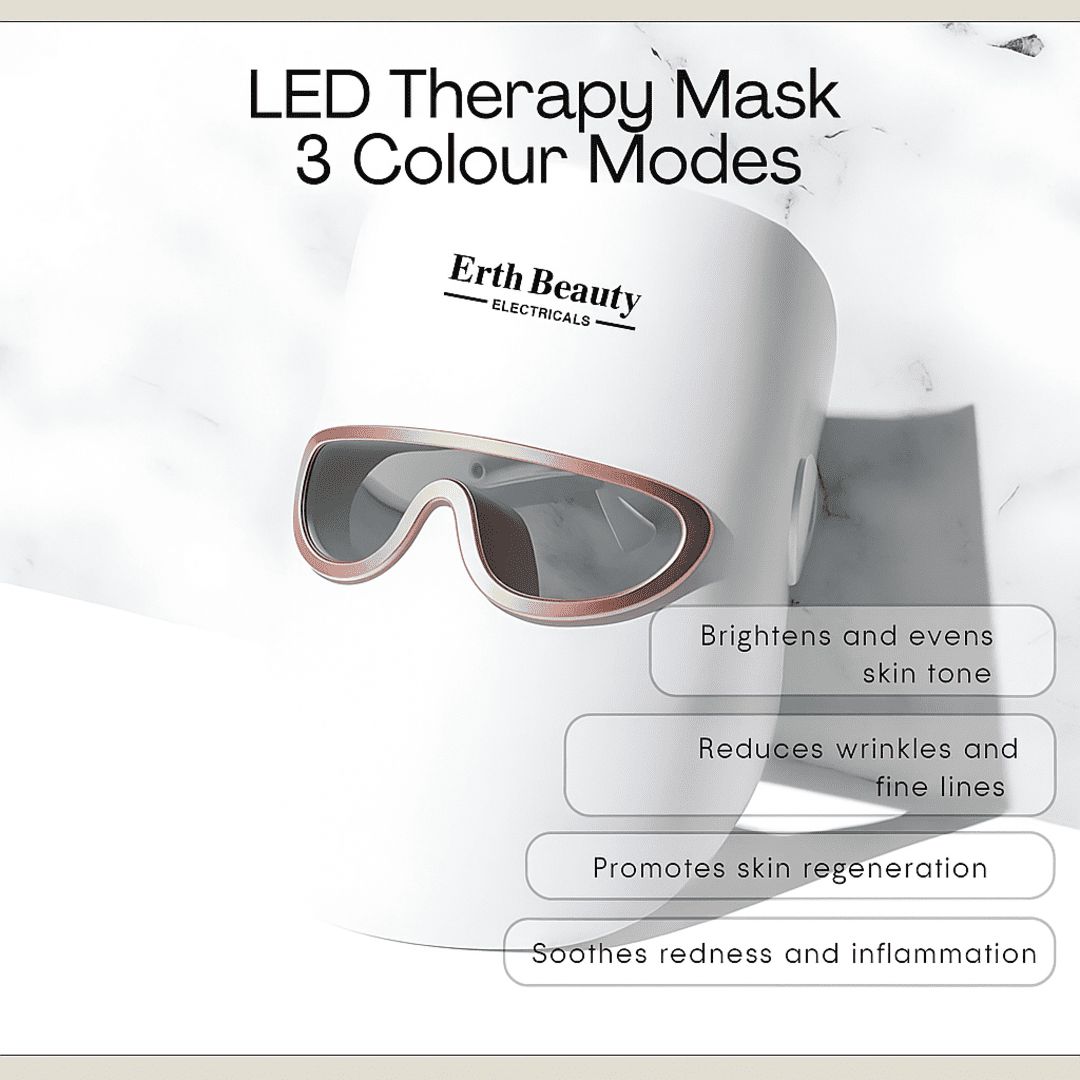 Erth Skin London ErthBeauty London Hydra Glow Led Therapy Set( LED THERAPY + HA Serum ) image 4