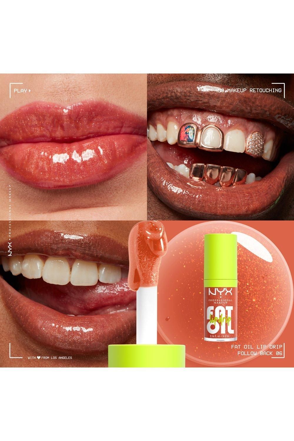 NYX Professional Makeup Fat Oil Lip Drip Lip Gloss 4.8ml Follow Back image 4