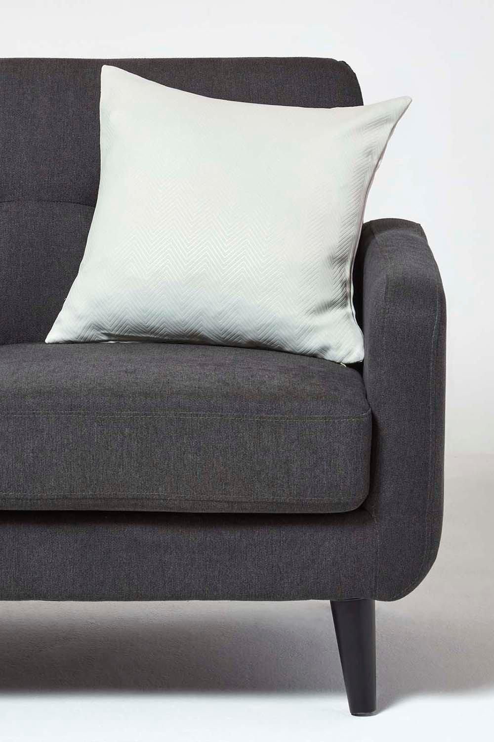 Homescapes Herringbone Cushion Cover image 2