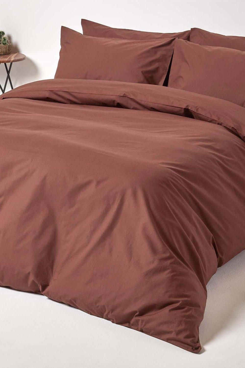 Homescapes Egyptian Cotton Duvet Cover with Pillowcase, 200 TC image 2