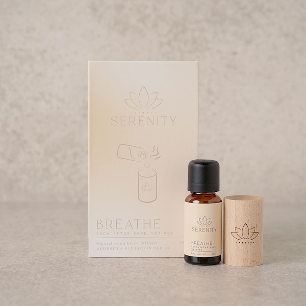 Serenity Breathe Wood Oil Diffuser