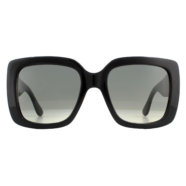 Gucci Square Black Grey Gradient Sunglasses GG0141SN