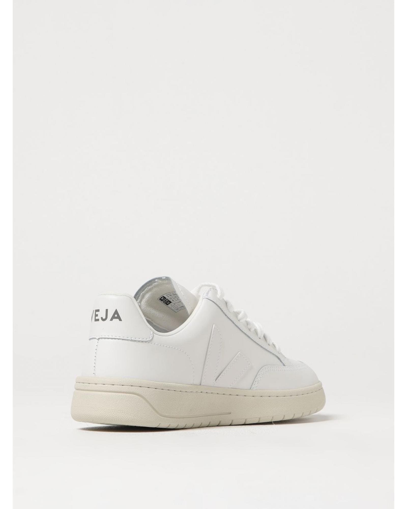 Veja V10 White Leather Sneakers Wo image 3