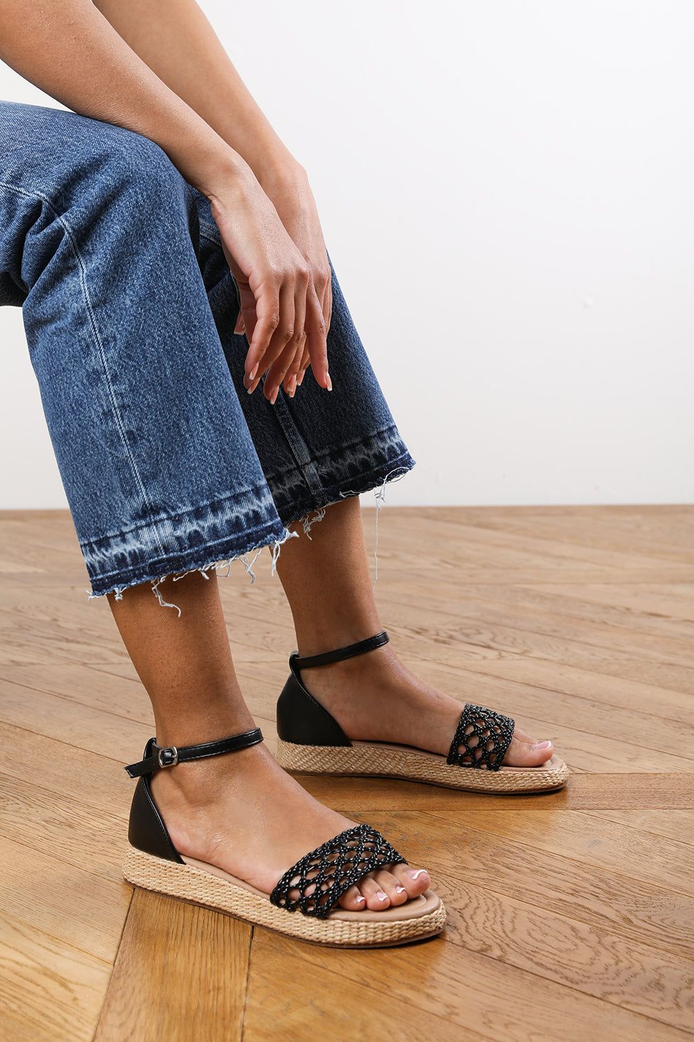 Where's That From 'Desiree' Handwoven Flatform Espadrille Sandal image 2