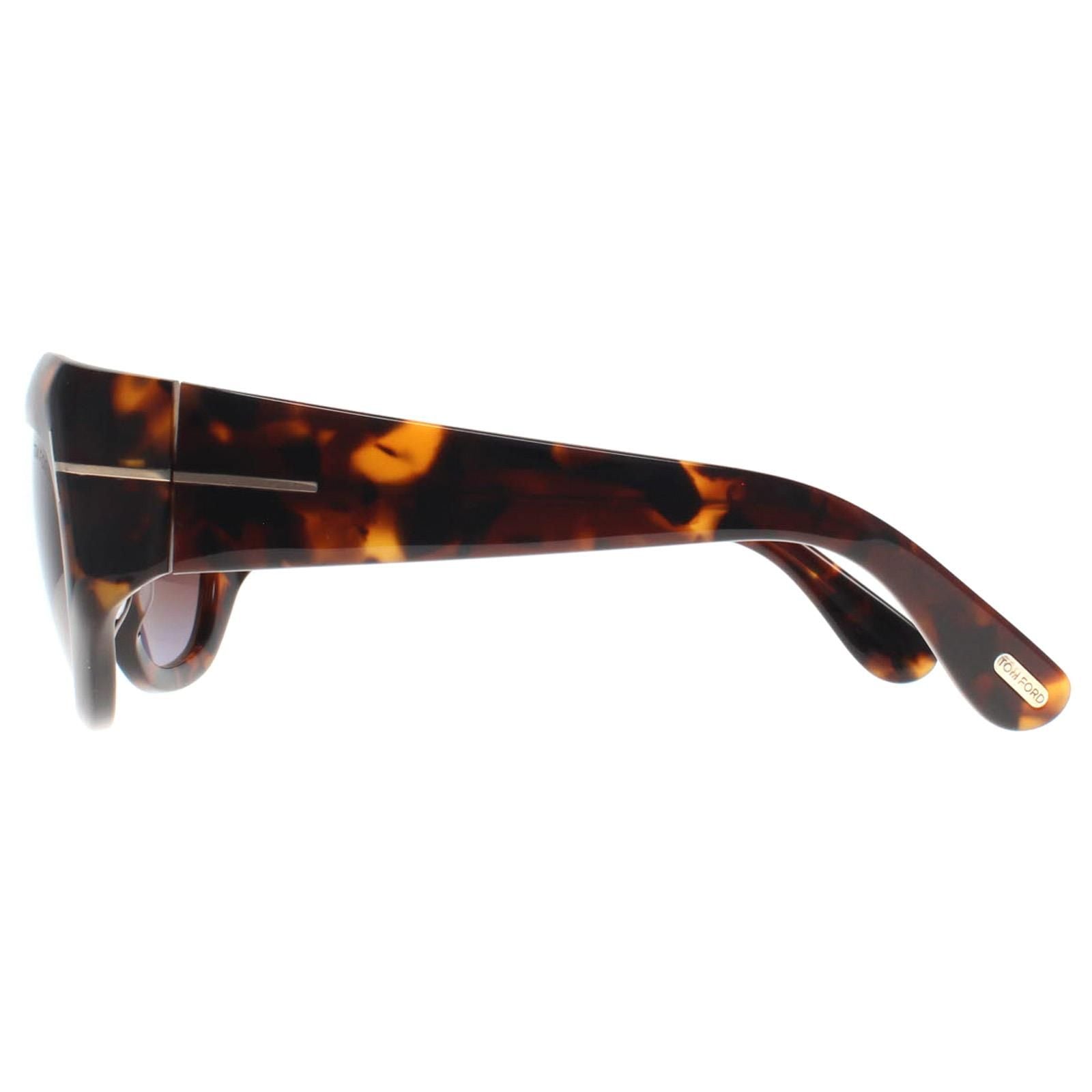 Tom Ford Cat Eye Dark Havana Brown Gradient Brianna FT1065 image 3