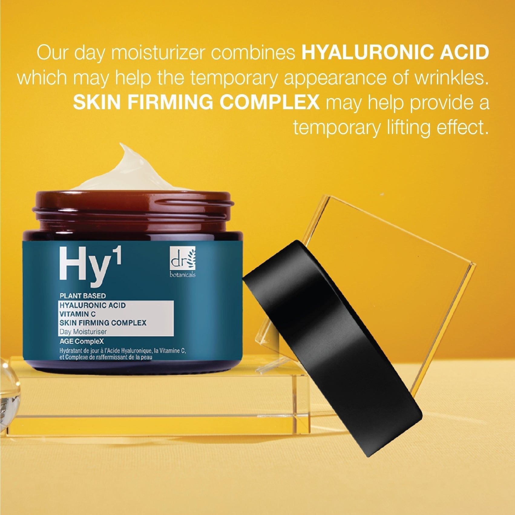 Dr. Botanicals Hyaluronic Acid 1% & Vitamin C 1% & Skin Firming Complex 1% Day Moisturiser 60ml image 5