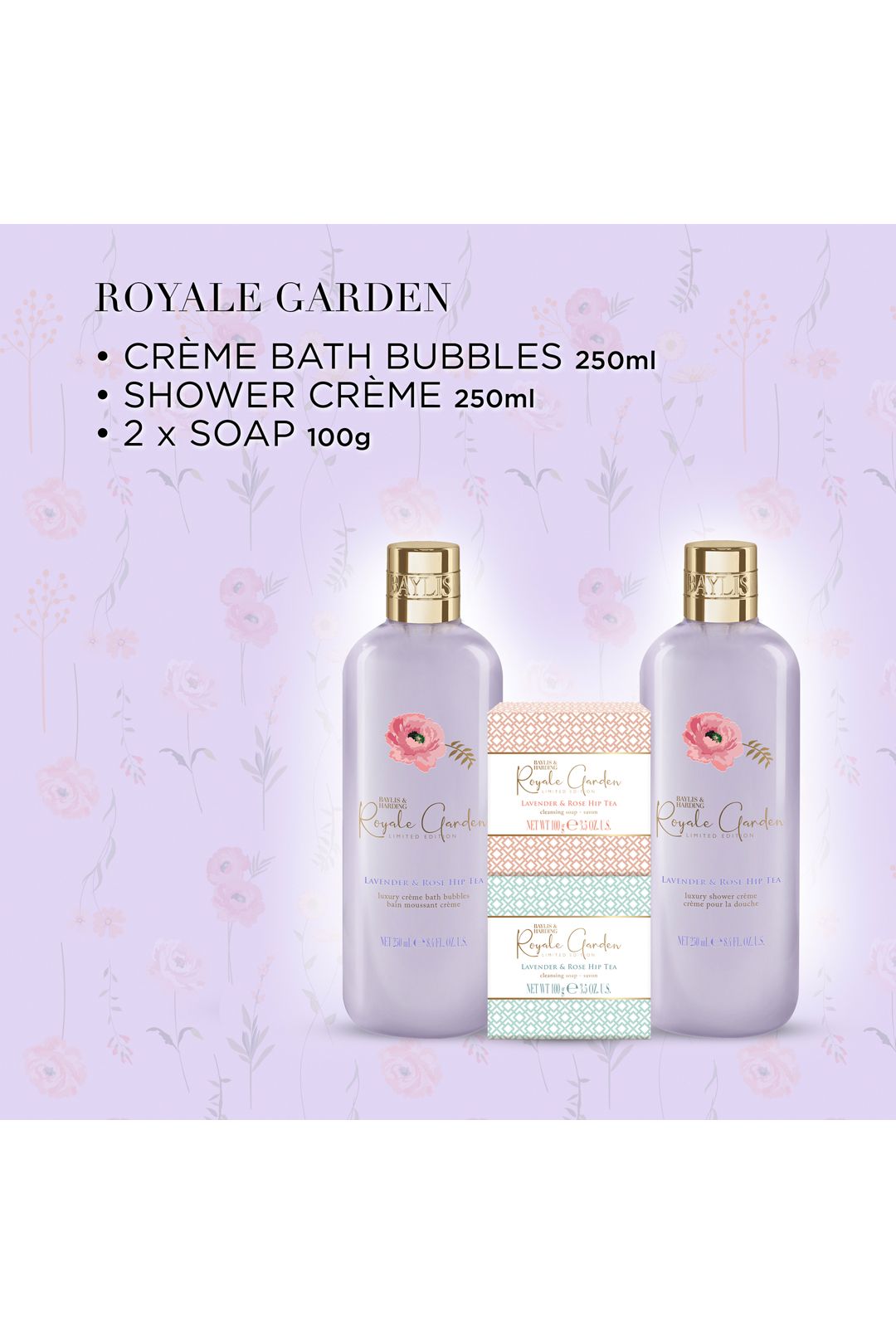 Baylis & Harding Royale Garden Indulgent Bathing Gift Set Multi image 4