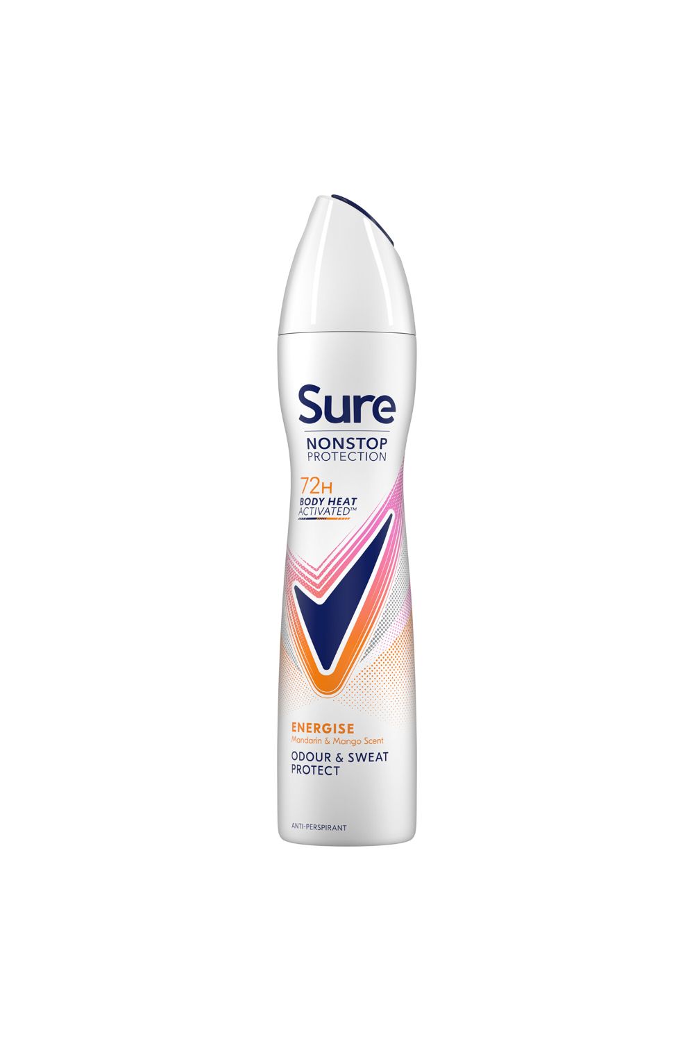 Sure Women Energise 'Deodorant Spray' w/ 72H Nonstop Protection 250ml, 6pk image 3