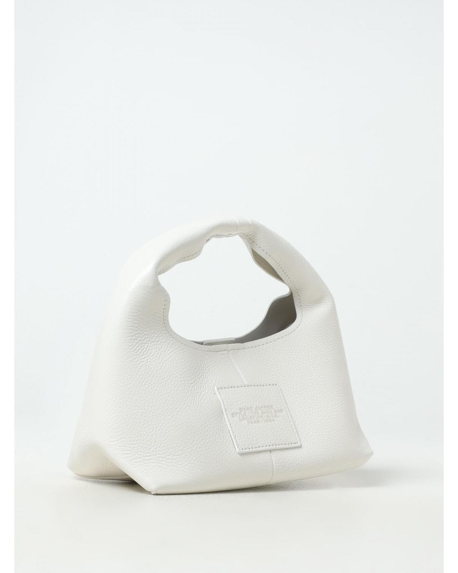 Marc Jacobs Sack Bag Mini Top Handle Wo - White Handbags image 2