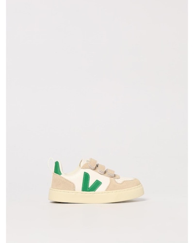 Veja Esplar Kids Velcro Sneaker - Beige Footwear