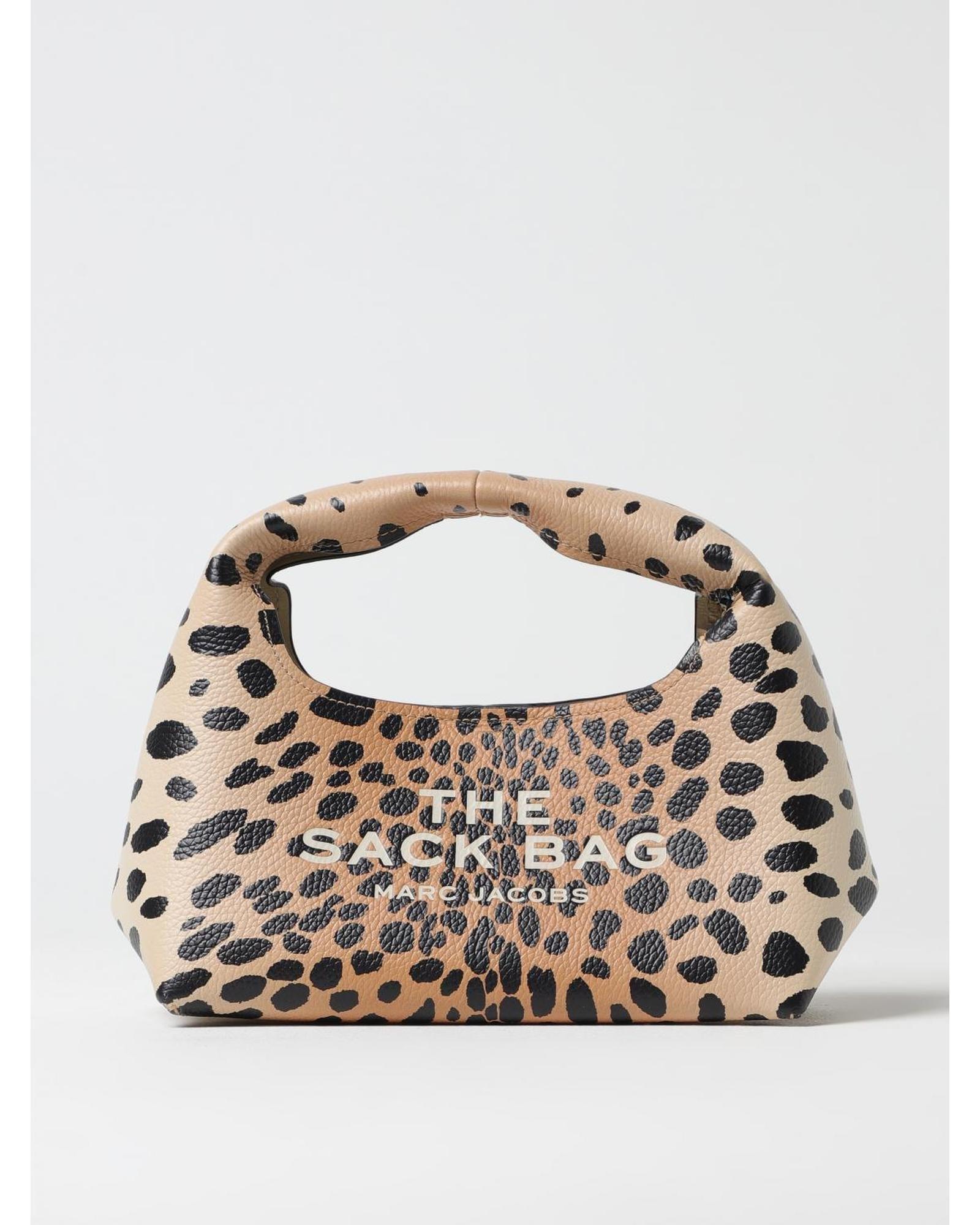 Marc Jacobs Mini Sack Bag Leopard Print Wo - Black Clutch Bags