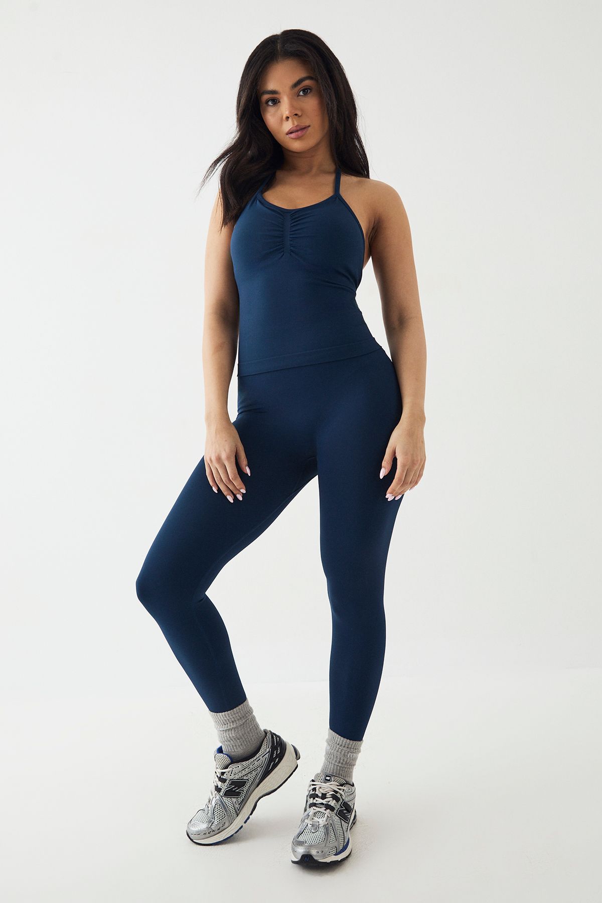 DSGN Studio DSGN Studio Ultra Contour Seamless High Waist Legging Navy image 1