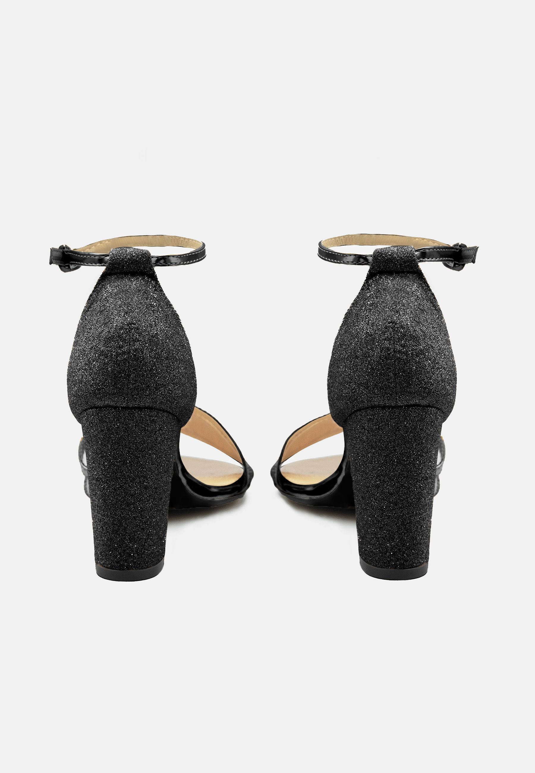 Where's That From 'Perla' Mid High Block Heel Sandals With Ankle Strap image 5