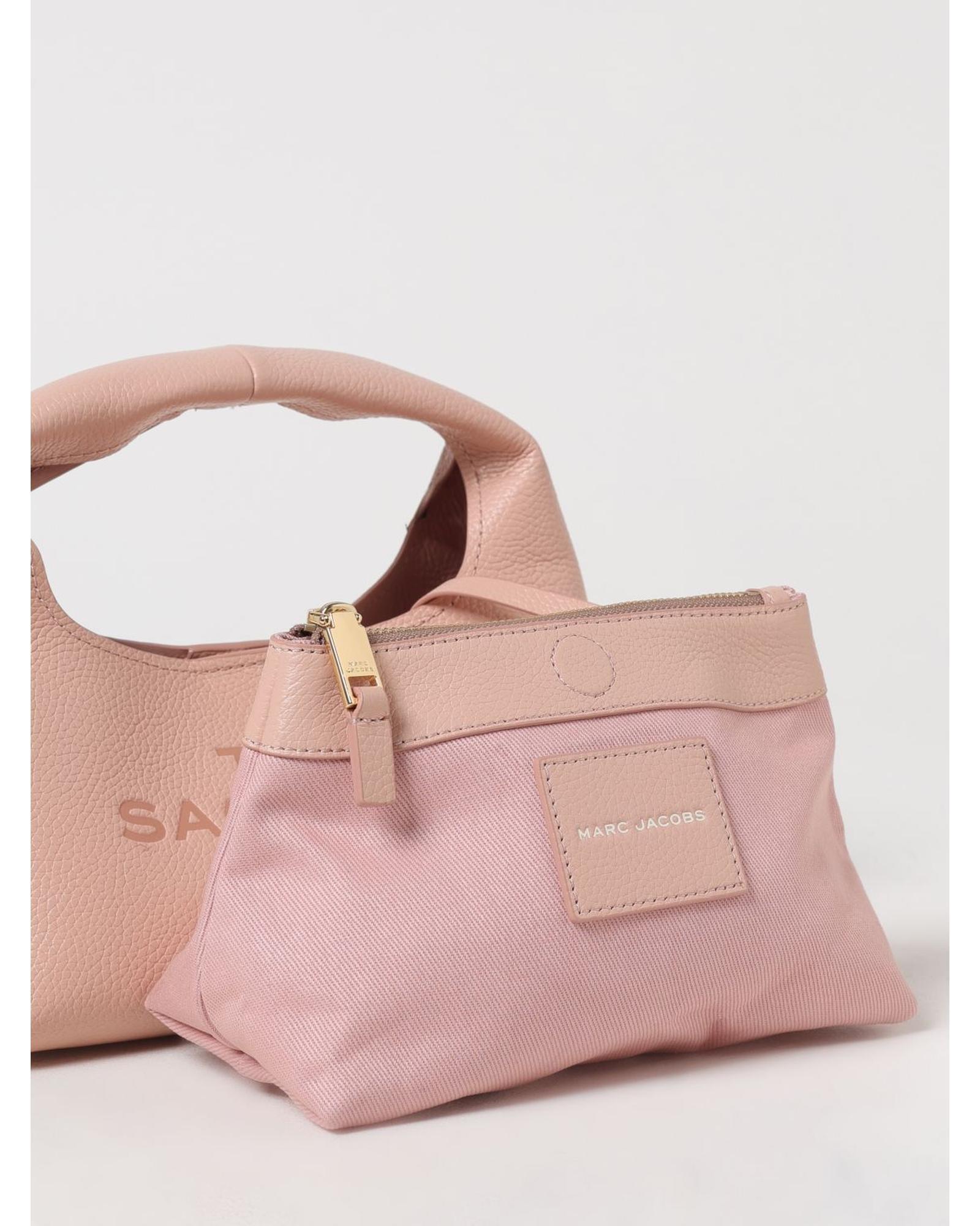 Marc Jacobs The Sack Bag Mini Top Handle Wo - Blush Pink Clutch Bags image 3