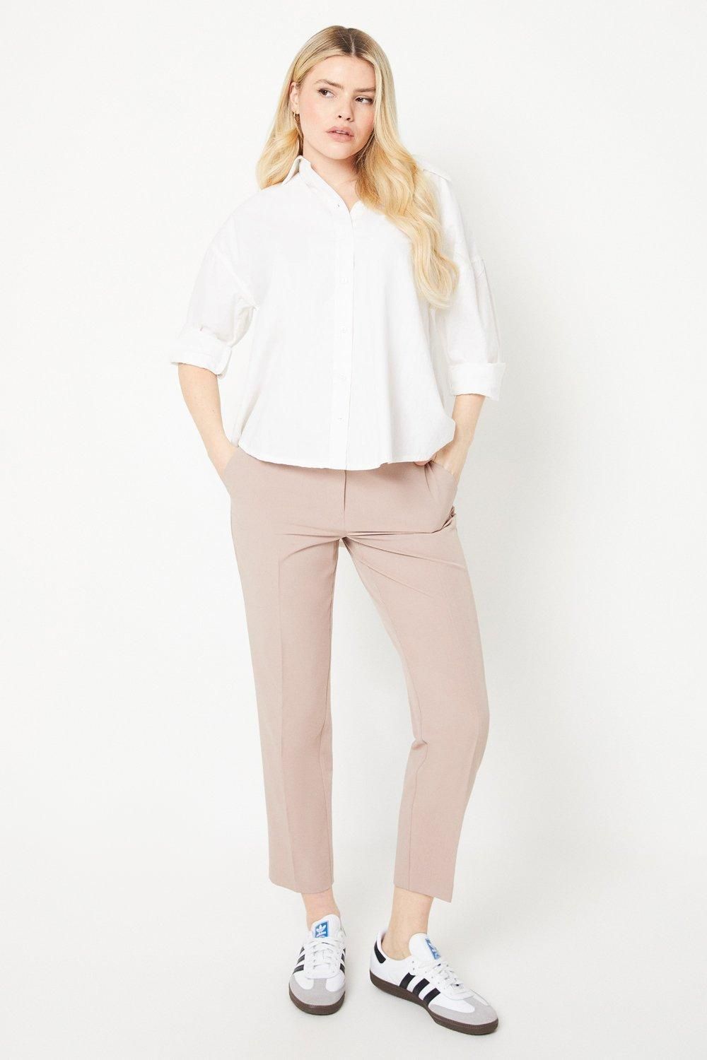 Dorothy Perkins Ankle Grazer Trouser Stone image 4