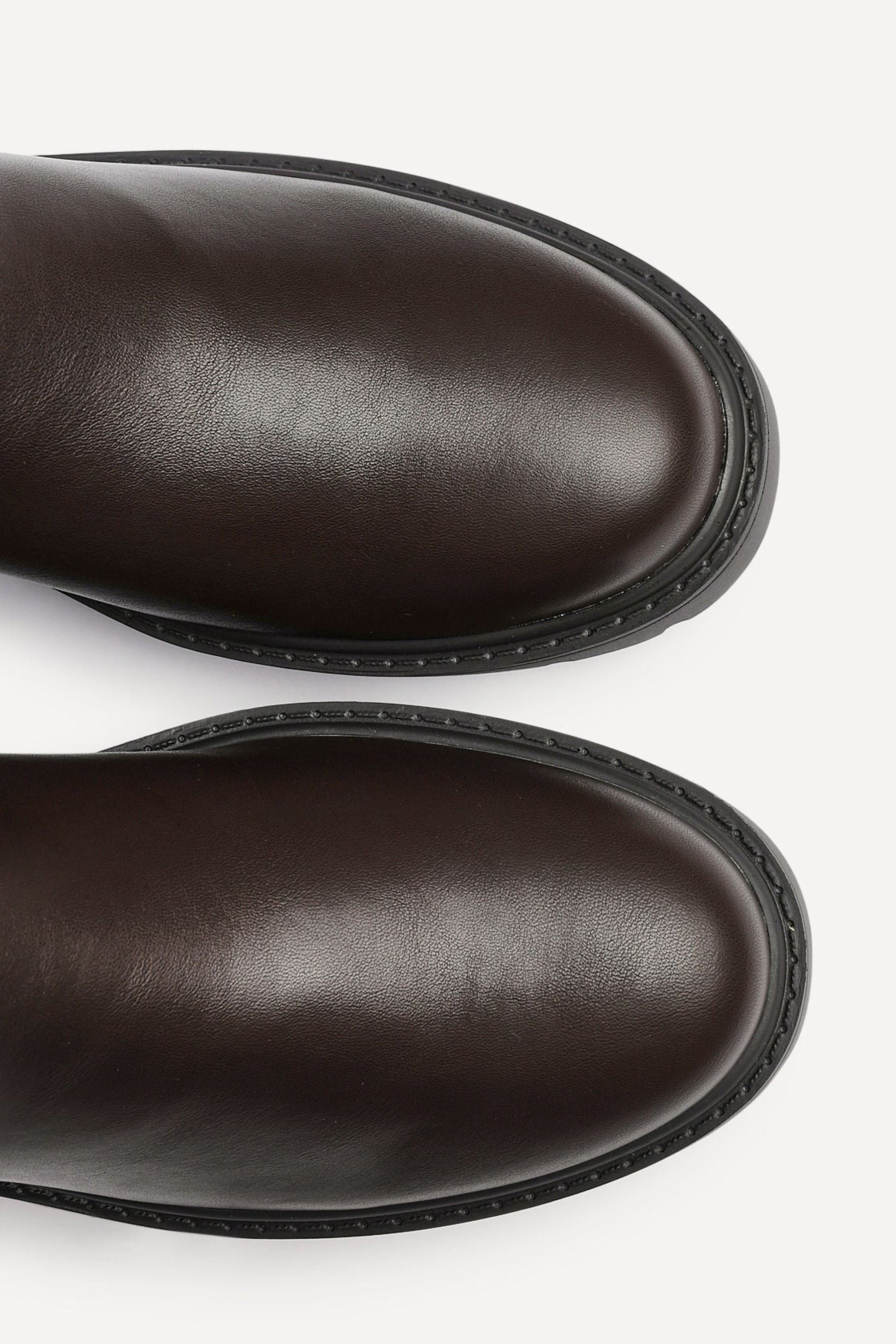 Linzi Limited Brown Faux Leather Ankle Boot image 4