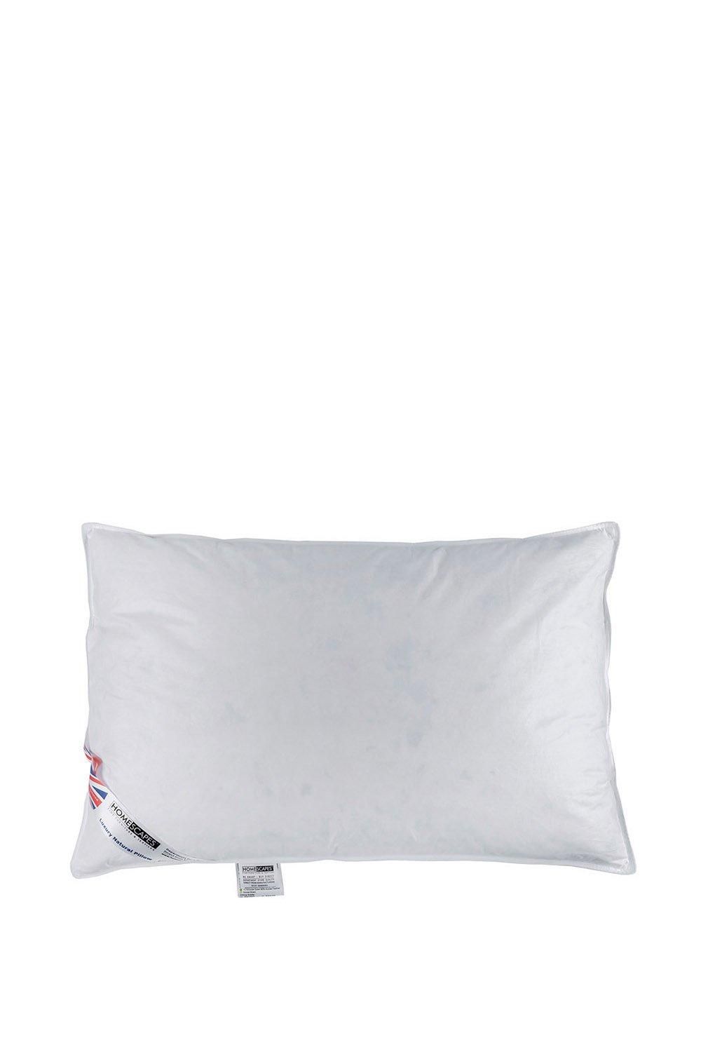 Homescapes Goose Feather & Down Lavender Pillow Dried Lavender Insert Extra Fill image 1