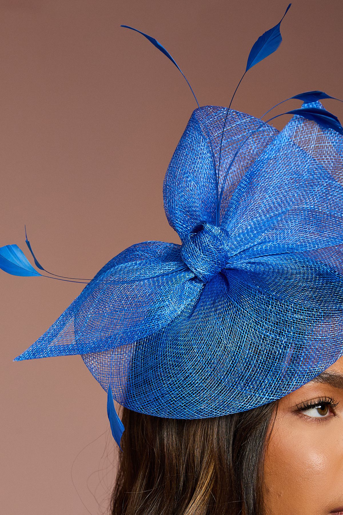 Coast Knot Detail Fascinator Cobalt image 3