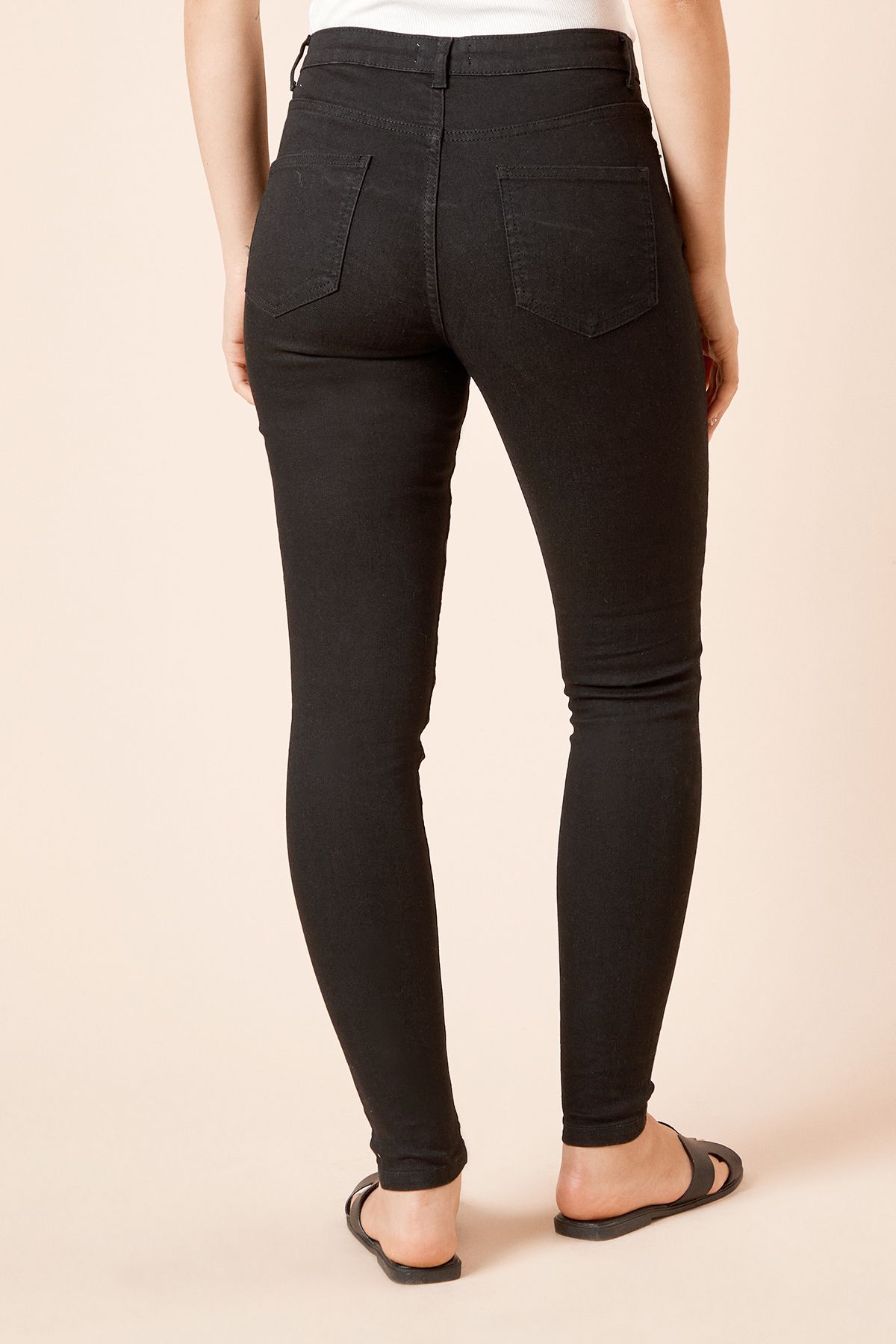 Dorothy Perkins Comfort Stretch Skinny Jeans Black image 3