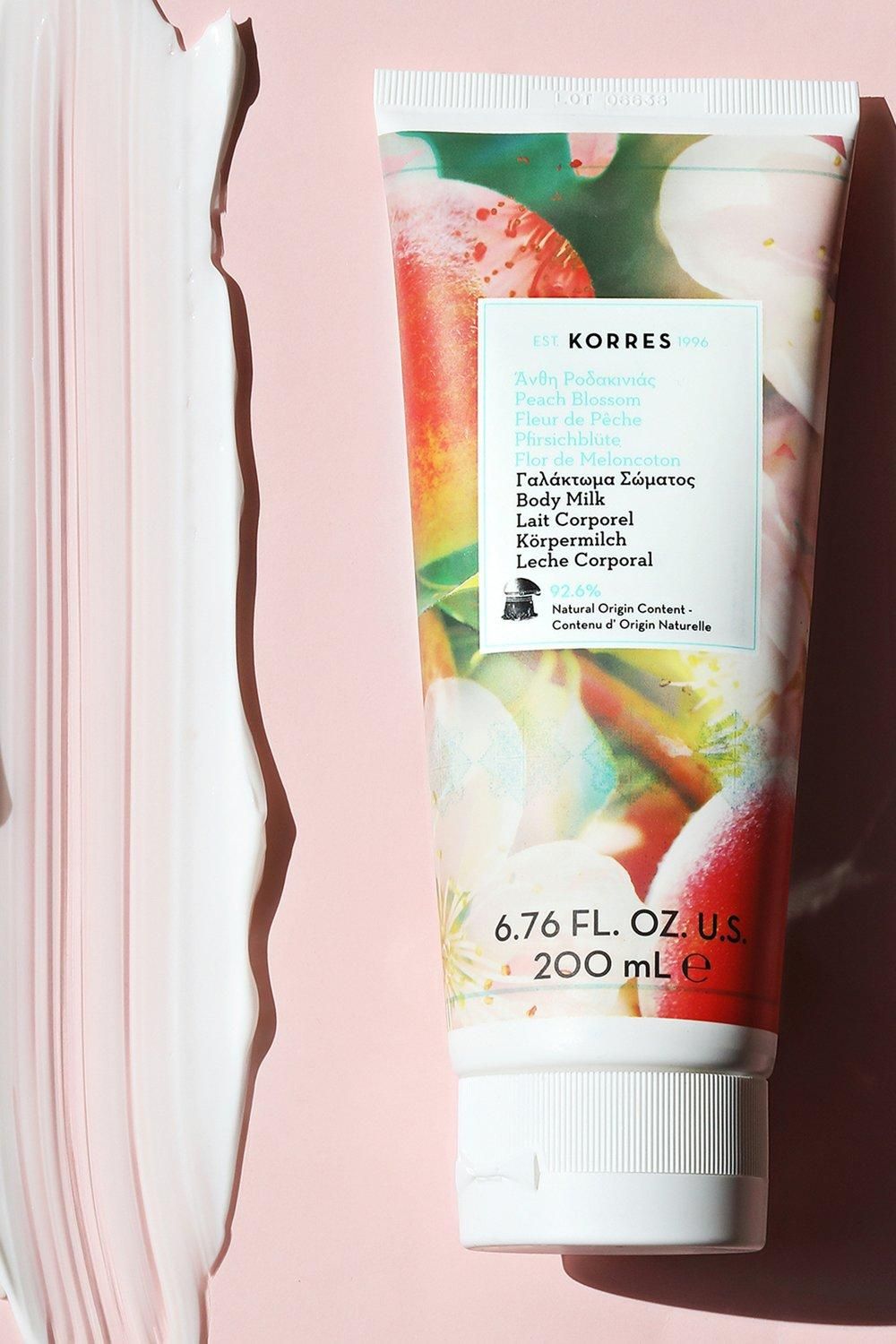 Korres Peach Blossom Body Smoothing Milk Clear image 2