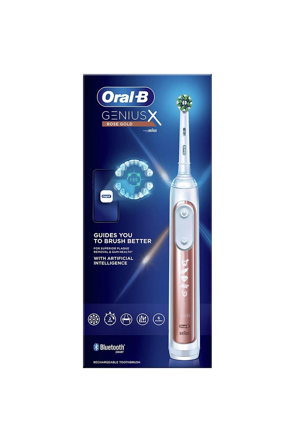 Oral B Genius X Toothbrush Rose Gold Rose Gold image 1