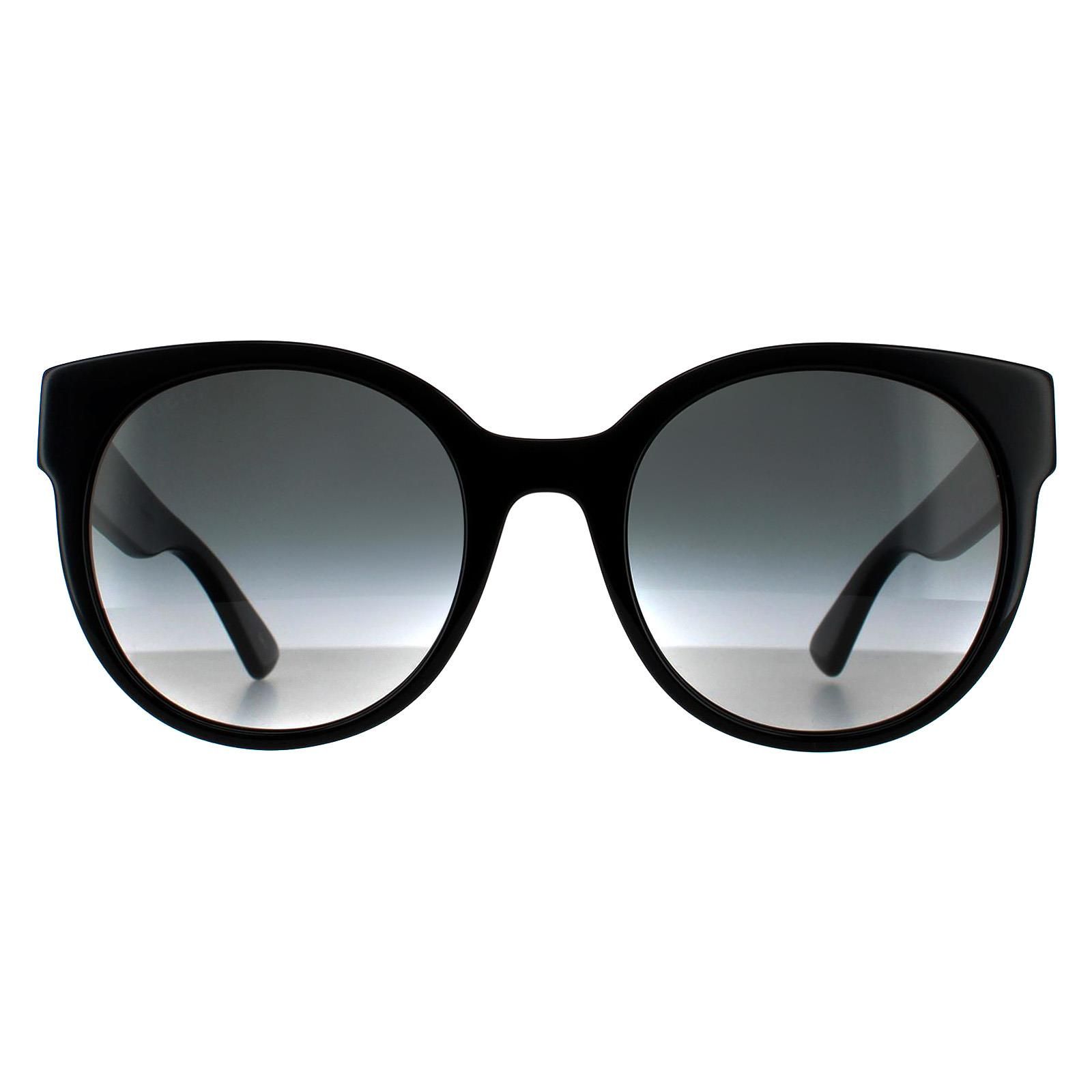 Gucci Cat Eye Black Grey Gradient Sunglasses