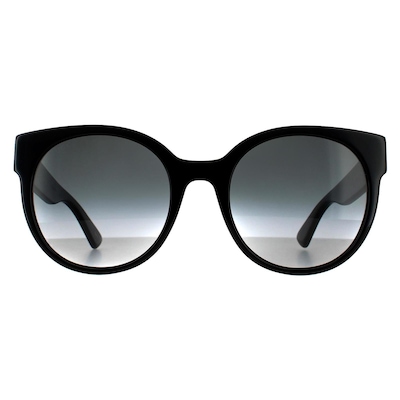 Gucci Cat Eye Black Grey Gradient Sunglasses