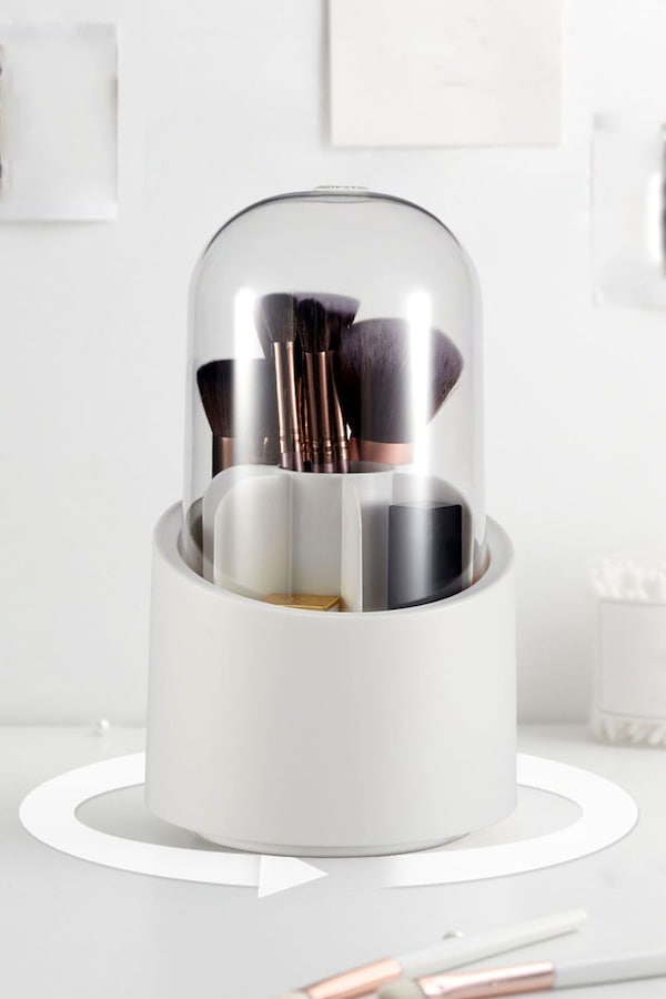 Living and Home Makeup Brush Holder Organizer with Lid