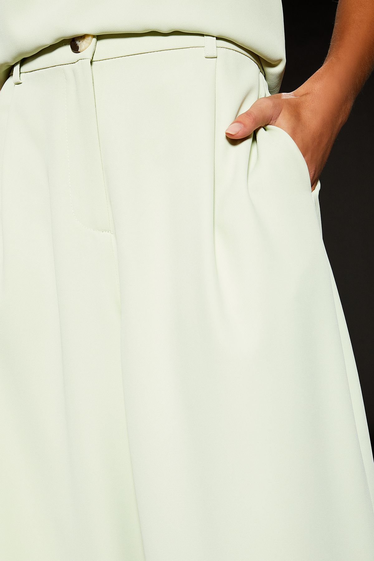 RUNWAY 1.8.1.8 Runway 1.8.1.8 Wide Leg Pleat Front Trouser Mint image 4