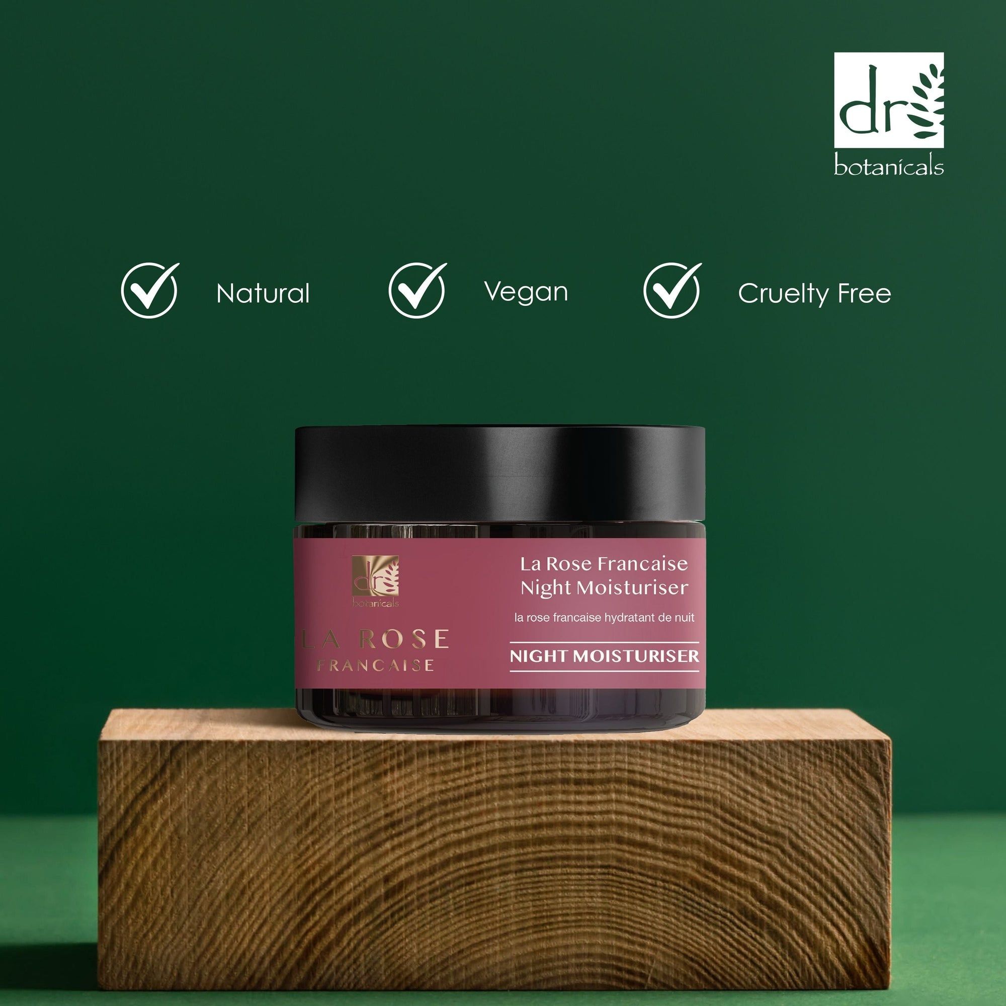 Dr. Botanicals La Rose Française Night Moisturiser 50ml image 6