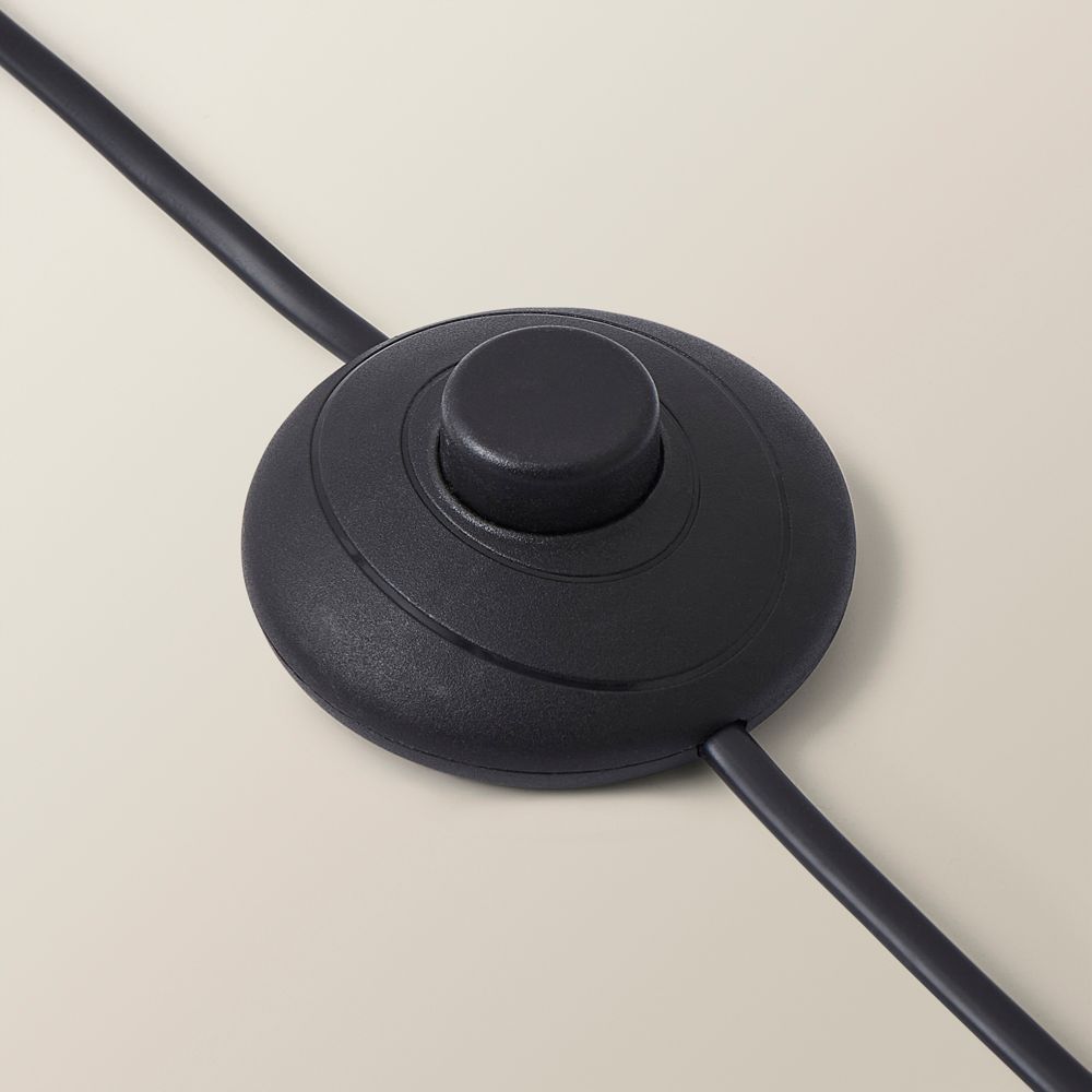 ValueLights Camden Brushed Chrome Tripod Floor Lamp with Natural Drum Lamp Shade image 4