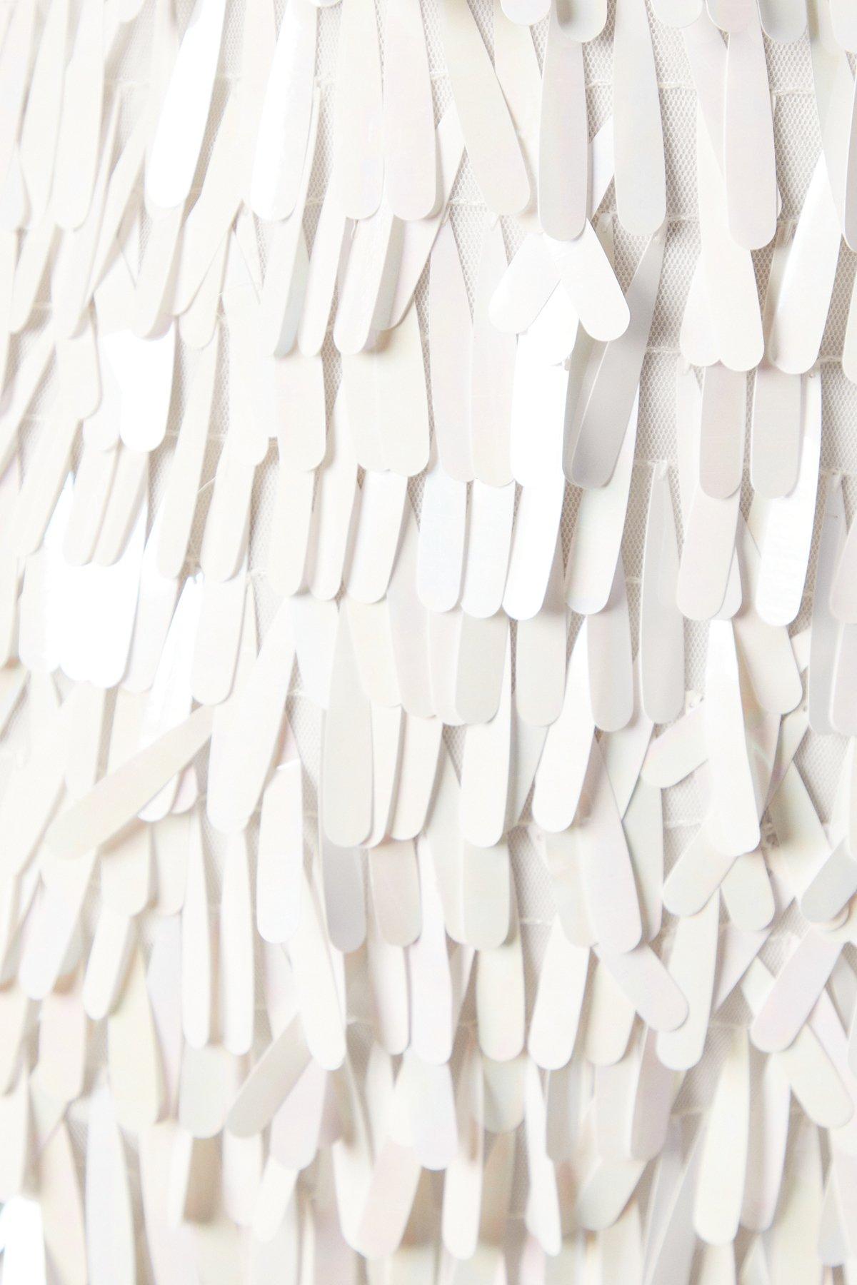 Coast Sequin Detail Open Back Midaxi Bridal Dress Ivory image 5