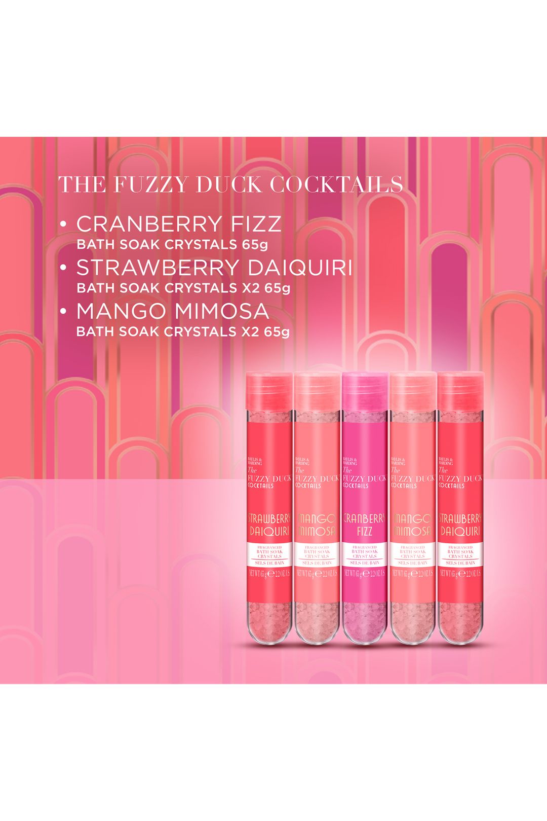 Baylis & Harding The Fuzzy Duck Cotswold Cocktails Luxury Bath Infusions Gift Set Multi image 4