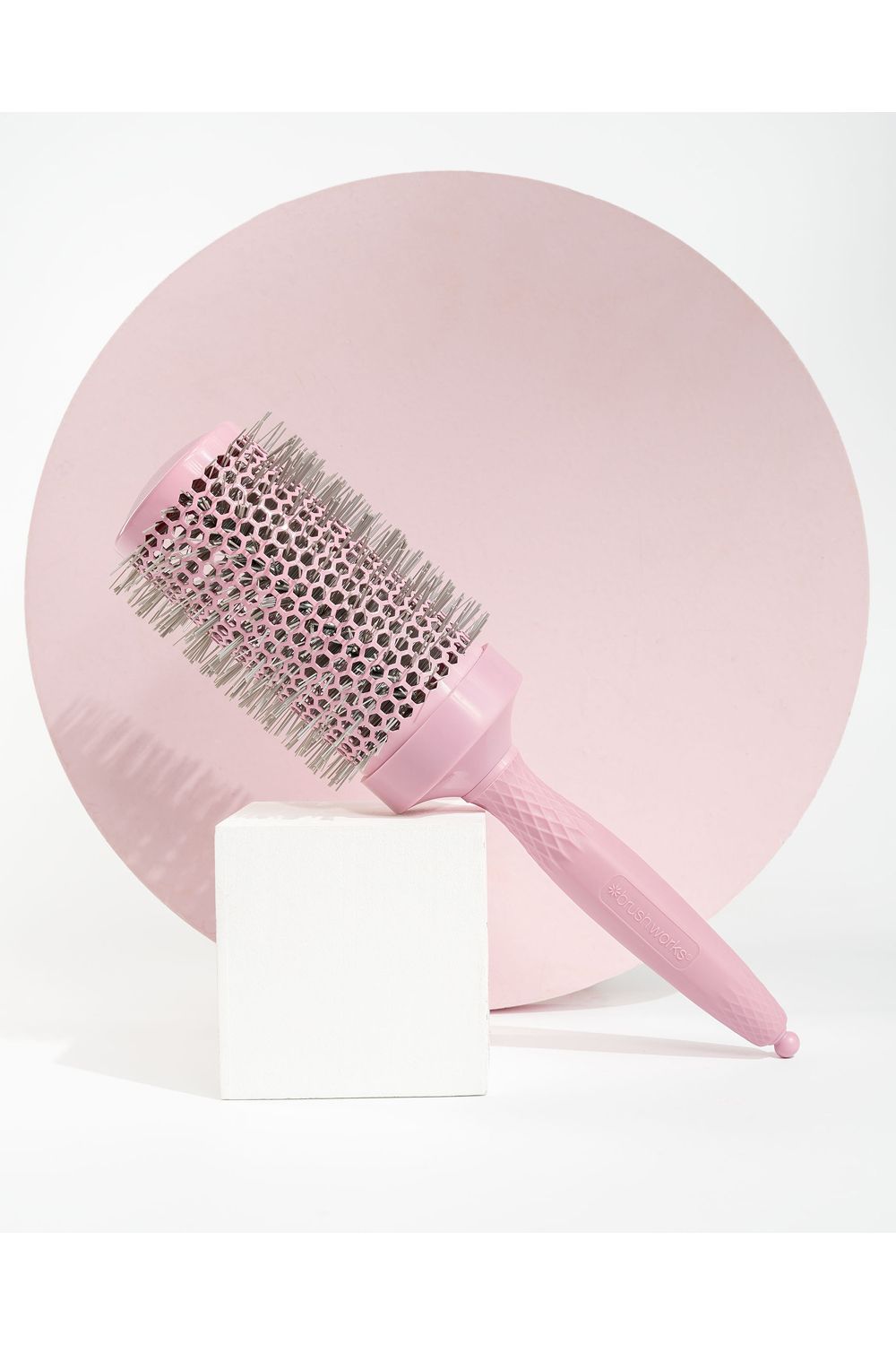 Brushworks Ceramic Round Brush - Large Pink image 3