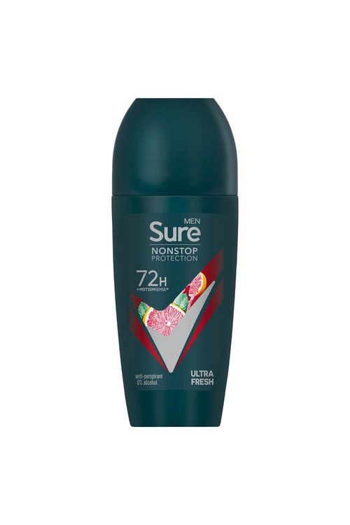 Sure Men 'Antiperspirant Deo' Roll On 72H Protection Ultra Fresh, 12x50ml image 2