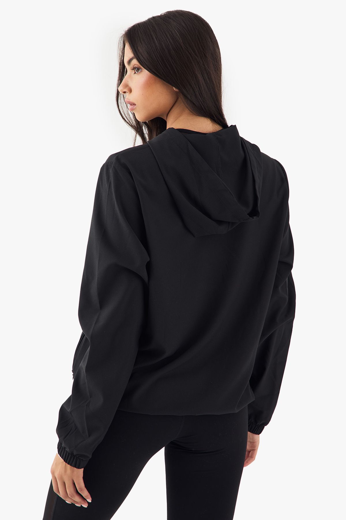 DSGN Studio DSGN Studio Pull Over Rip Stop Hooded Jacket Black image 2