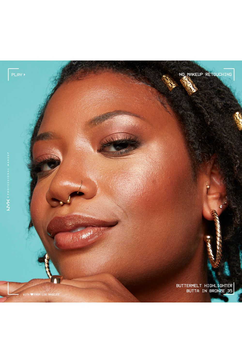 NYX Professional Makeup Buttermelt Highlighter 5g Butta In Bronze image 8