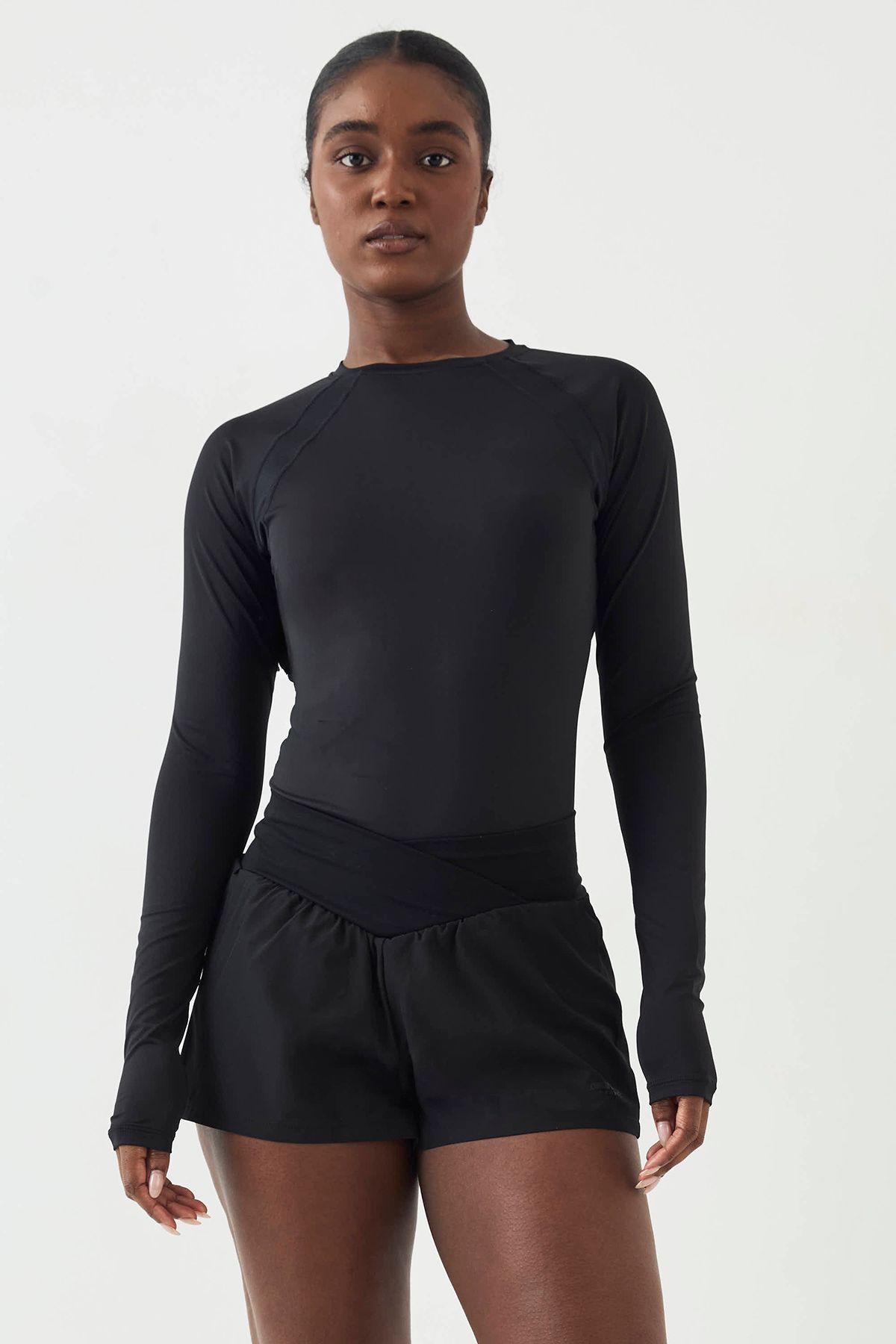 DSGN Studio DSGN Studio Wrap Waist Running Short Black