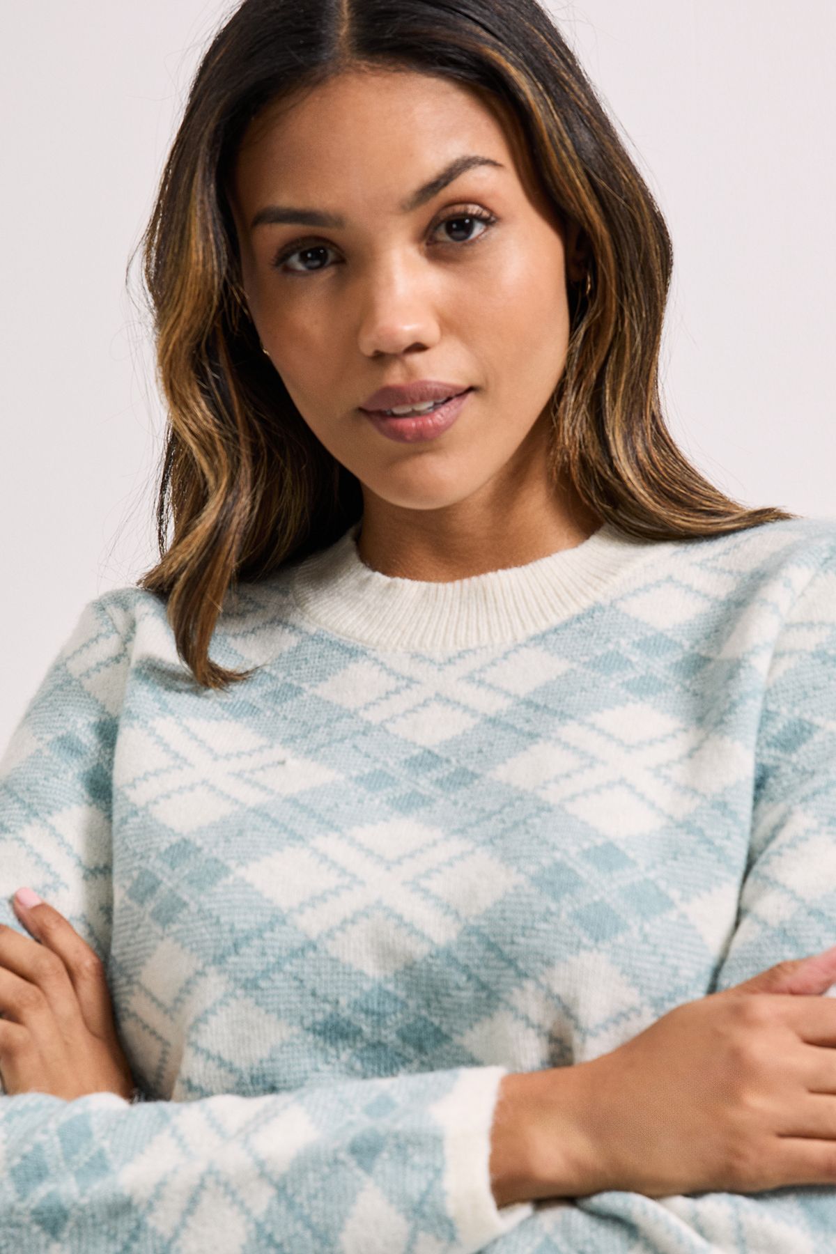 Dorothy Perkins Argyle Jumper Ivory image 4