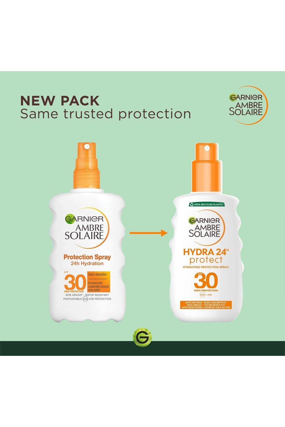Garnier Ambre Solaire Protection Spray 24h Hydration SPF30 Multi image 7