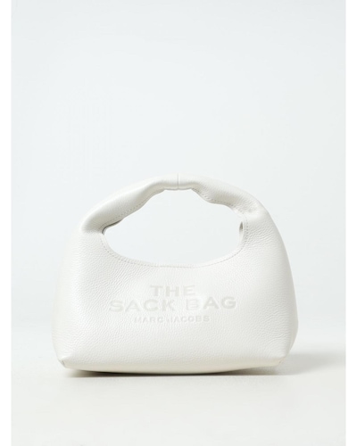Marc Jacobs Sack Bag Mini Top Handle Wo - White Handbags