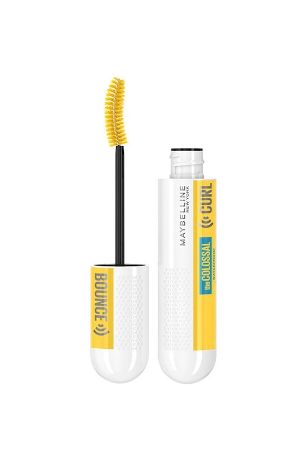 Maybelline Colossal Curl Bounce Waterproof Mascara, Big Bouncy Curl Volume, Up To 24 Hour Wear Black