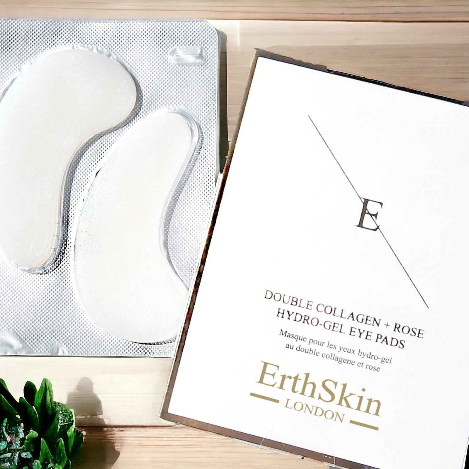 Erth Skin London Erth Skin London - Double Collagen + Rose Hydrogel Eye Pads 5 X 2 image 3