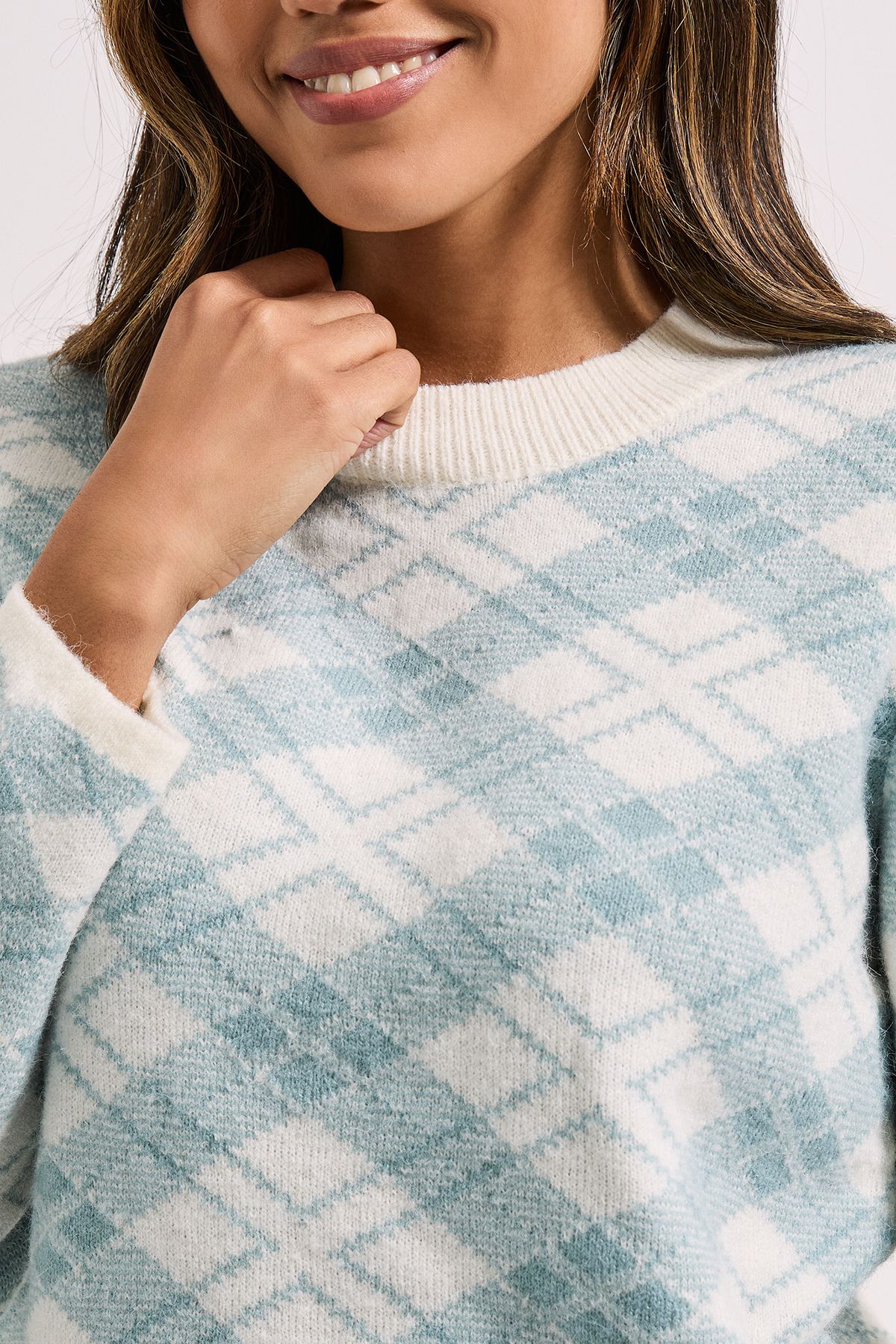 Dorothy Perkins Argyle Jumper Ivory image 5