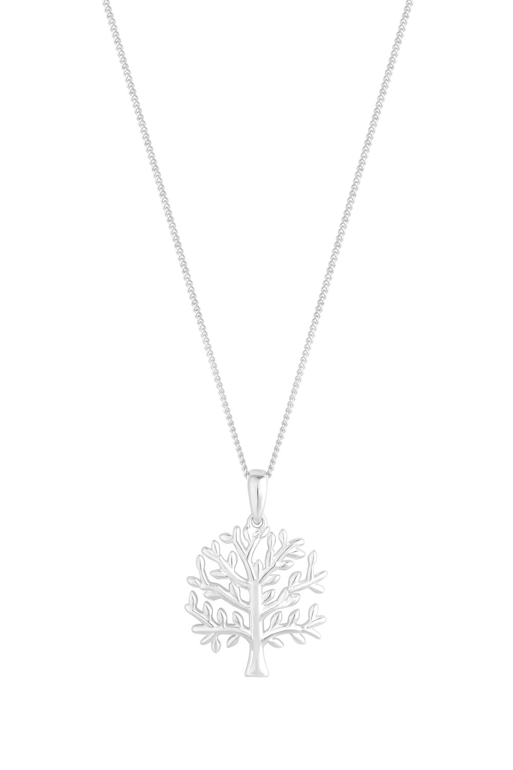 Simply Silver Sterling Silver 925 Tree of Love Pendant Necklace image 3