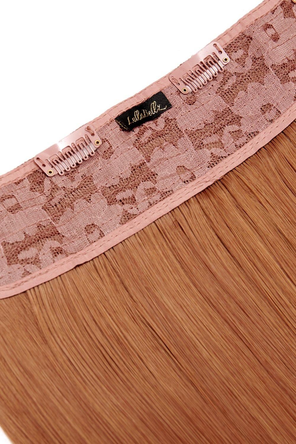 Lullabellz Thick 18 1 Piece Straight Clip In Hair Extensions Mixed Auburn image 2