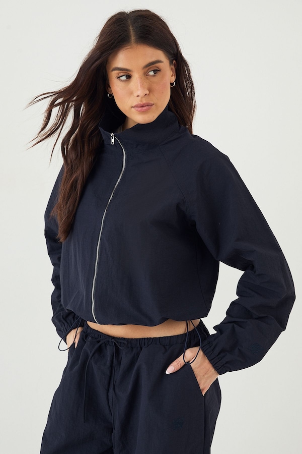 DSGN Studio DSGN Studio Funnel Neck Track Jacket Navy