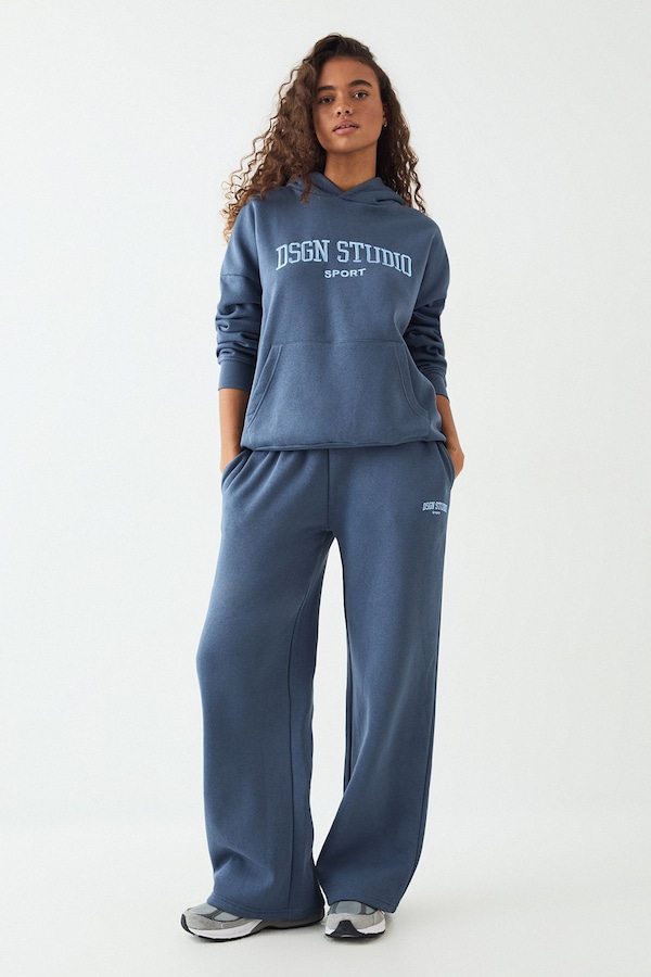 DSGN Studio DSGN Studio Sports Applique Hooded Tracksuit Navy