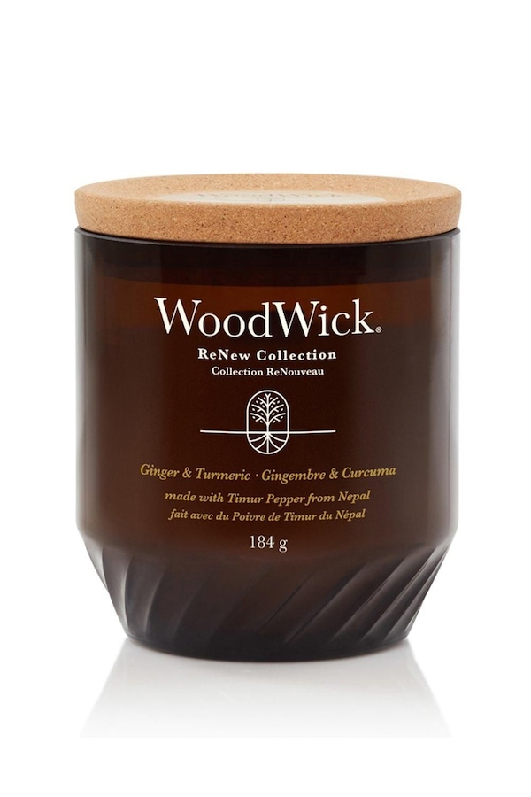 Woodwick Ginger & Tumeric Renew Medium Candle Multi